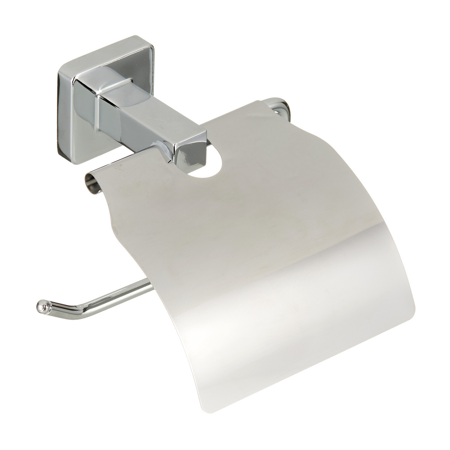 

Держатель для туалетной бумаги Delphinium 6586 с крышкой металл хром (102266)