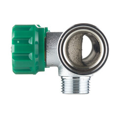 Коллектор Far 3/4 ВР(г) х 4 выхода 1/2 НР(ш) ЕК х 3/4 НР(ш) регулирующий с вставкой под плоское уплотнение (FK 3824 3412UN) - фото 2