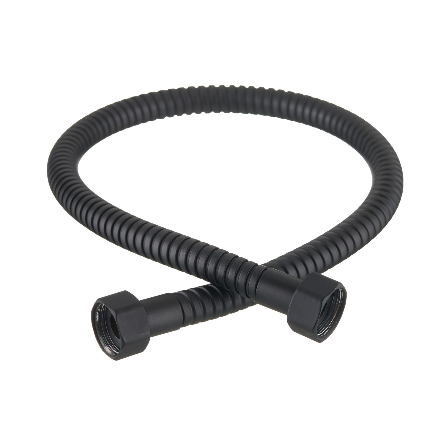 Шланг для душа соединительный Corsa Deco 600 мм металлический черный (1145855)