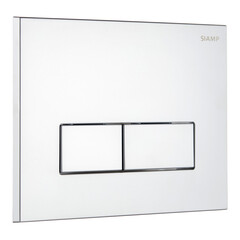 Клавиша смыва для инсталляций Siamp Plank хром матовый (10006931) - фото 1