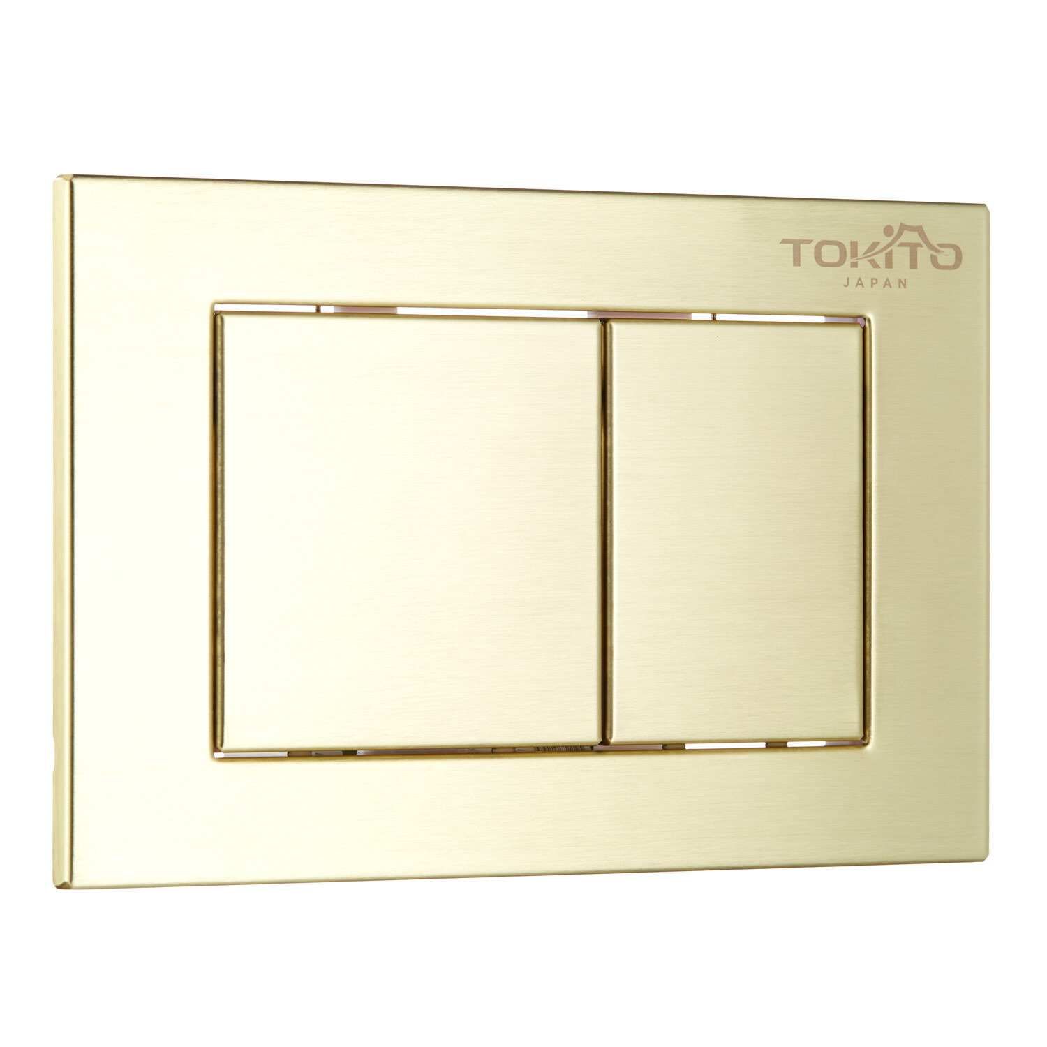 Изображение товара Клавиша смыва для инсталляций Tokito Tatsumaki брашированное золото