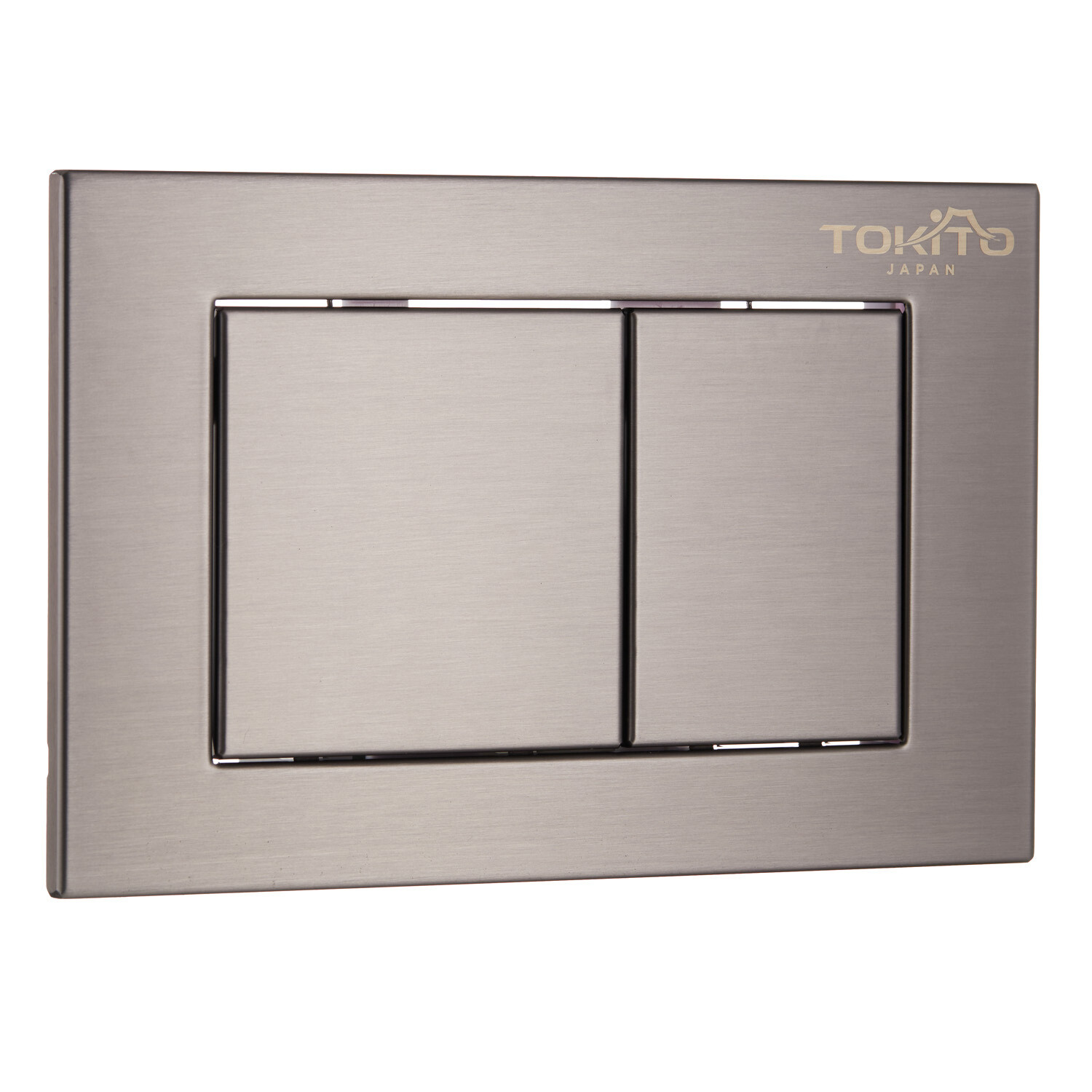 Изображение товара Клавиша смыва для инсталляций Tokito Tatsumaki вороненая сталь