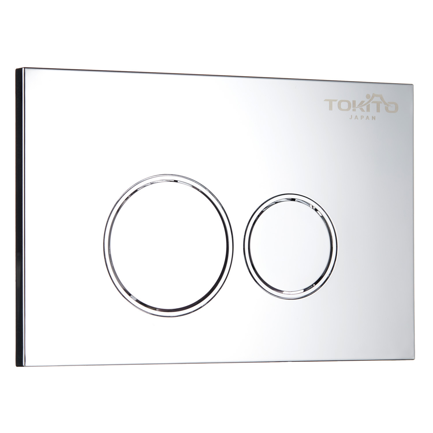Изображение товара Клавиша смыва для инсталляций Tokito Tatsumaki хром 2-режимный