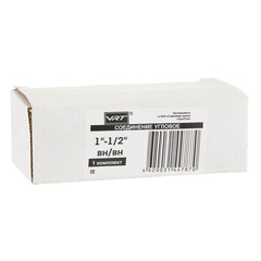 Соединитель угловой для полотенцесушителя VRT 1 ВР(г) х 1/2 ВР(г) хром - фото 3