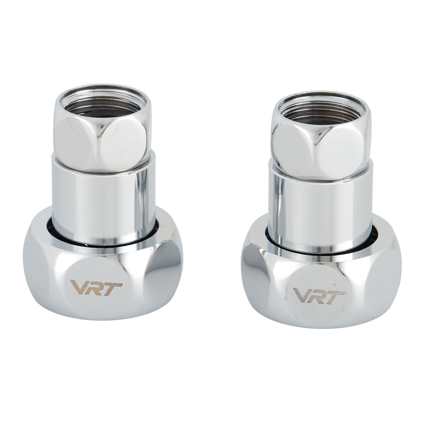 Изображение товара Соединитель прямой для полотенцесушителя VRT 1 ВР х 1/2 ВР хром