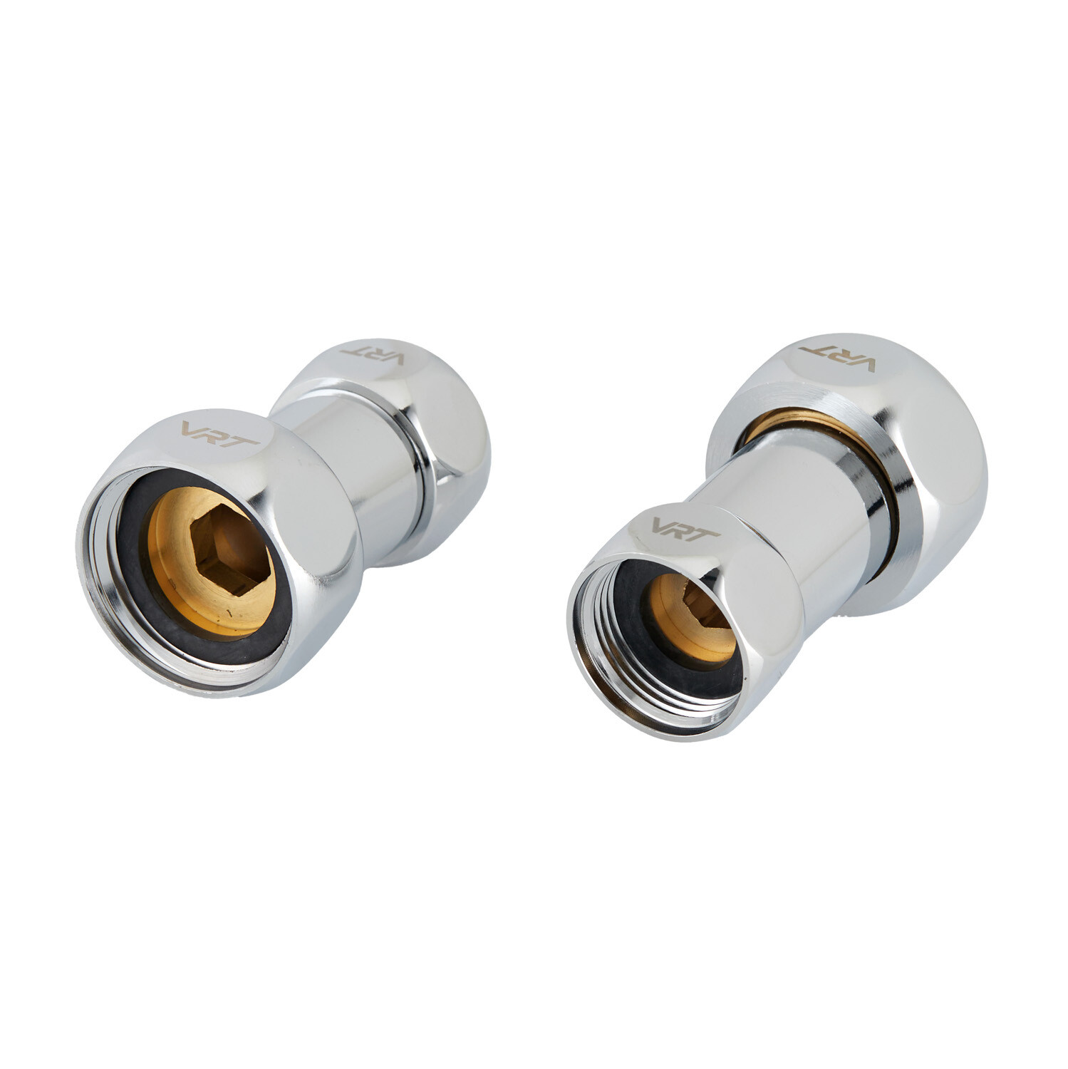 Изображение товара Соединитель прямой для полотенцесушителя VRT 1 ВР(г) х 3/4 ВР(г) хром