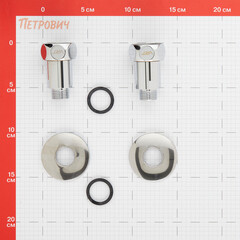 Соединитель прямой для полотенцесушителя VRT 1 ВР(г) х 1/2 НР(ш) хром - фото 2