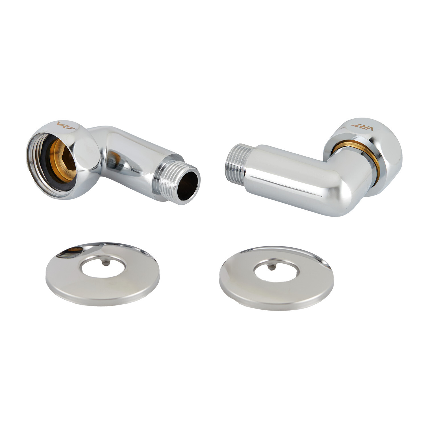 Изображение товара Соединитель угловой для полотенцесушителя VRT 1/2 хром глянцевый