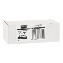 Соединитель угловой для полотенцесушителя VRT 1 ВР(г) х 1/2 НР(ш) хром - фото 3