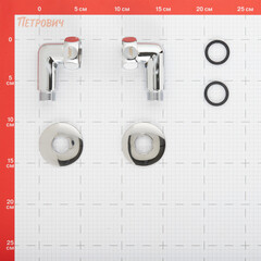 Соединитель угловой для полотенцесушителя VRT 1 ВР(г) х 1/2 НР(ш) хром - фото 2