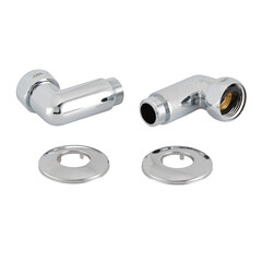 Соединитель угловой для полотенцесушителя VRT 1 ВР(г) х 3/4 НР(ш) хром - фото 1