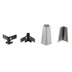 Изображение товара Угол наружный Winart 72 мм меркурий Г-профиль (2 шт.)