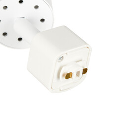 Трековый светильник однофазный Arte Lamp 35 Вт GU10 1 кв.м белый (A1518PL-1WH/9127) - фото 3