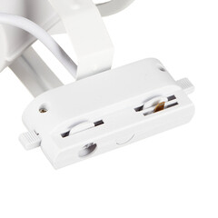 Трековый светильник однофазный Arte Lamp Lyra 40 Вт E27 2 кв.м белый (A6252PL-1WH) - фото 3