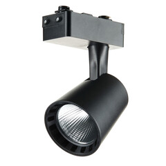 Светодиодный трековый светильник однофазный Arte Lamp Atillo 4000К 15 Вт 1 кв.м черный (A2315PL-1BK) - фото 1