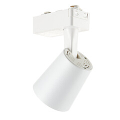 Светодиодный трековый светильник однофазный Arte Lamp Atillo 4000К 15 Вт 1 кв.м белый (A2315PL-1WH) - фото 4