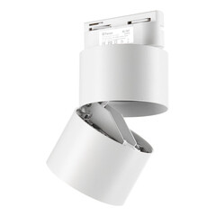 Светодиодный трековый светильник однофазный Feron 4000К 12 Вт белый (32475) - фото 4