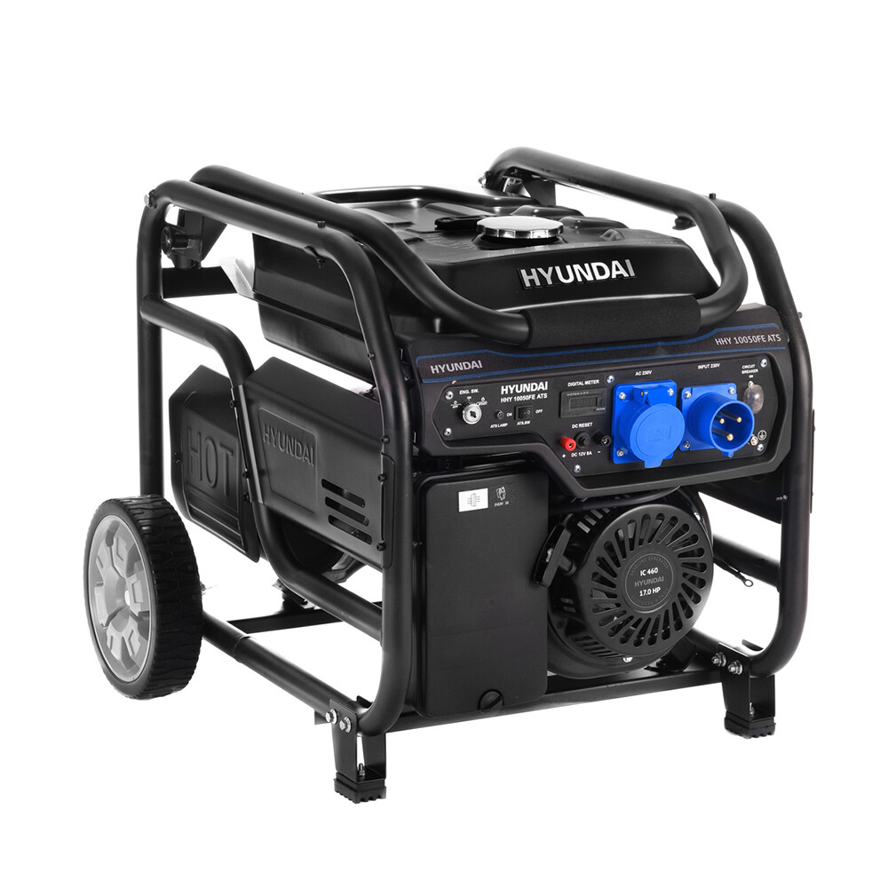 Изображение товара Генератор бензиновый Hyundai Home HHY 10050FE ATS 7,5 кВт с электрозапуском