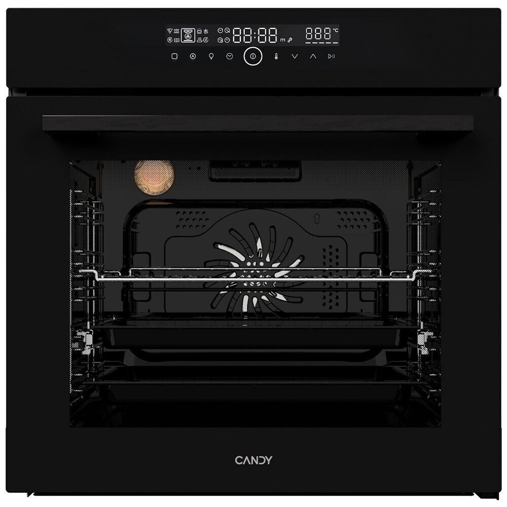 

Духовой шкаф электрический встраиваемый Candy COXT12LATBB 595 мм черный
