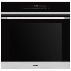 Духовой шкаф электрический встраиваемый Haier HOQ-P16AS5SX 595 мм черный/нержавеющая сталь