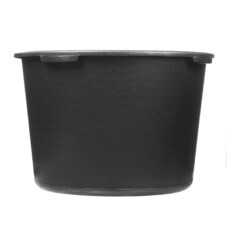 Контейнер строительный пластиковый Дельта круглый ударопрочный и морозостойкий 90 л