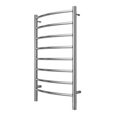 Полотенцесушитель электрический Terminus Классик П8 с полкой 850х532 мм 195 Вт с терморегулятором хром - фото 2