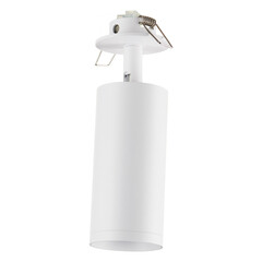 Спот потолочный встраиваемый Maytoni Technical Focus GU10 50 Вт 4 кв.м белый IP20 (C018CL-01W) - фото 1