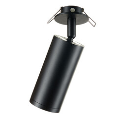 Спот потолочный встраиваемый Maytoni Technical Focus GU10 50 Вт 4 кв.м черный IP20 (C018CL-01B) - фото 4