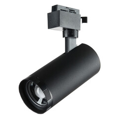 Светодиодный трековый светильник однофазный Эра TR59 4000К 20 Вт 4 кв.м черный (Б0054444) - фото 1