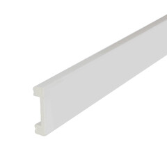 Плинтус экополимер Grace MK40 40х10х2000 мм белый (ТП10035147) - фото 1