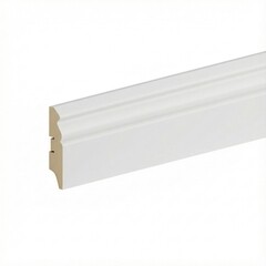 Плинтус МДФ Stella белый 70х16х2000 мм - фото 1