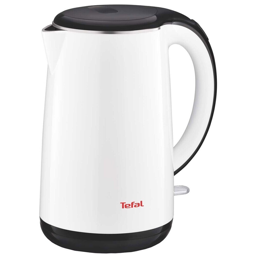 

Электрический чайник Tefal Safe to touch KO 260130 ,7 л белый/черный