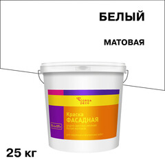 Изображение товара Краска фасадная Corsa Deco акриловая белая 25 кг