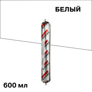 Клей-герметик полиуретановый Soudal 40 FC белый 600 мл