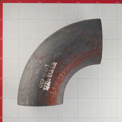 Отвод крутоизогнутый под сварку DN108 бесшовный кованый черная сталь - фото 2