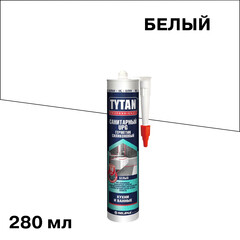 Герметик силиконовый санитарный Tytan Professional UPG белый 280 мл - фото 1