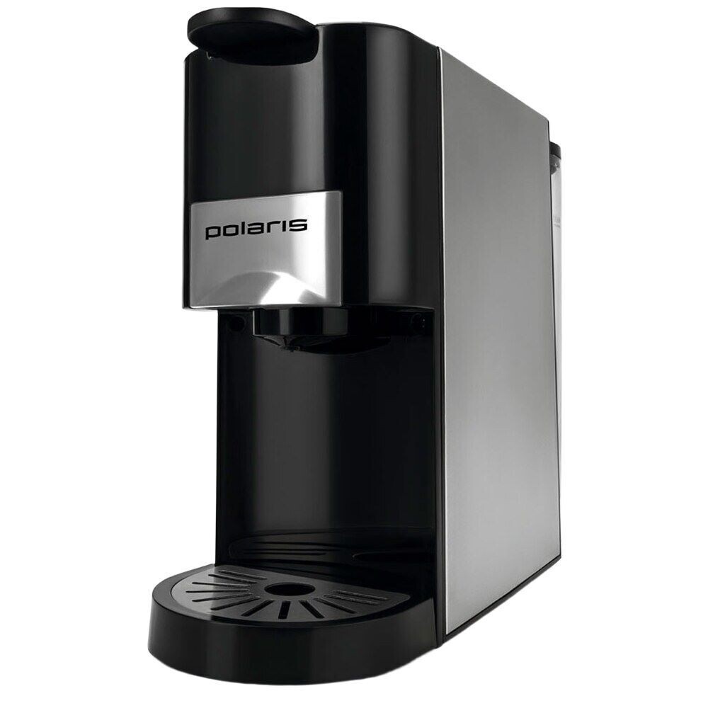

Кофеварка капсульная/рожковая Polaris PCM 2020 3-in-1 черная/нержавеющая сталь