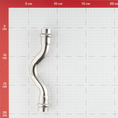 Обвод Valtec (VTi.971.I.001515) 15х15 мм ВВ нержавеющая сталь - фото 2