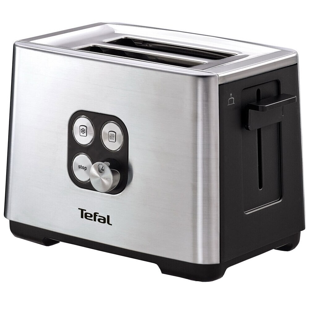 

Тостер Tefal Cube TT420D30 серебристый/черный