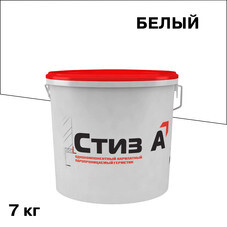 Герметик акриловый паропроницаемый наружный Стиз A белый 7 кг