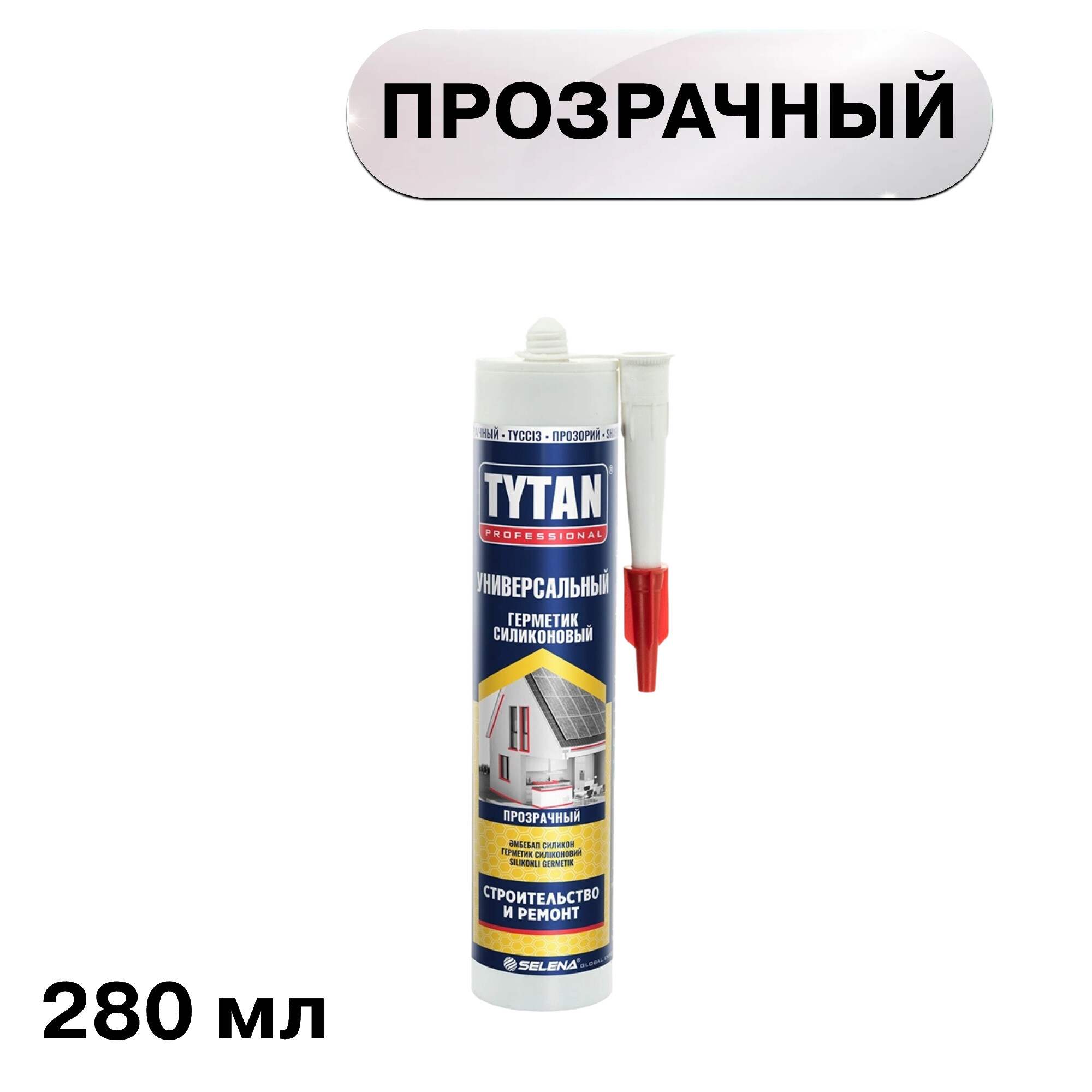 Изображение товара Герметик силиконовый универсальный Tytan Professional прозрачный 280 мл