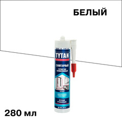 Герметик силиконовый санитарный Tytan Professional белый 280 мл - фото 1