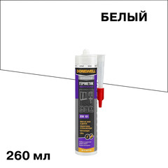 Изображение товара Герметик силиконовый универсальный DoneWell DSK-101 белый 260 мл