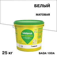 Штукатурка фасадная Vetonit Pas Extraclean силикатно-силиконовая короед 2 мм база 100А белая 25 кг