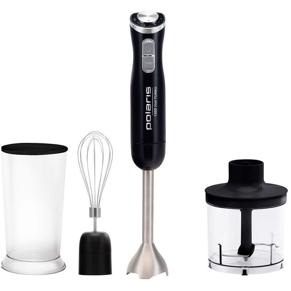 Изображение товара Блендер погружной Polaris PHB 1594 1500 Вт 0,5 л черный Изображение товара Блендер погружной Polaris PHB 1594 1500 Вт 0,5 л черный