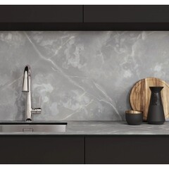 Панель стеновая пластик для кухни 3000х600х4 мм маракайбо - фото 3