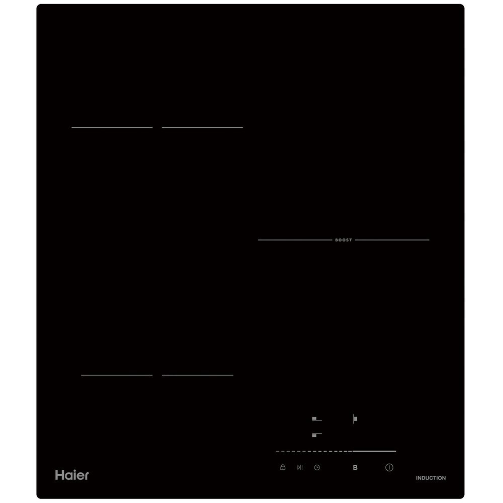 

Варочная панель индукционная Haier HHK-Y53TTB 3 конфорки черная, Черный