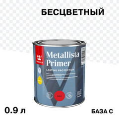 Изображение товара Грунт антикоррозионный Tikkurila/Tikkivala Metallista Primer беcцветный база С матовая 0,9 л