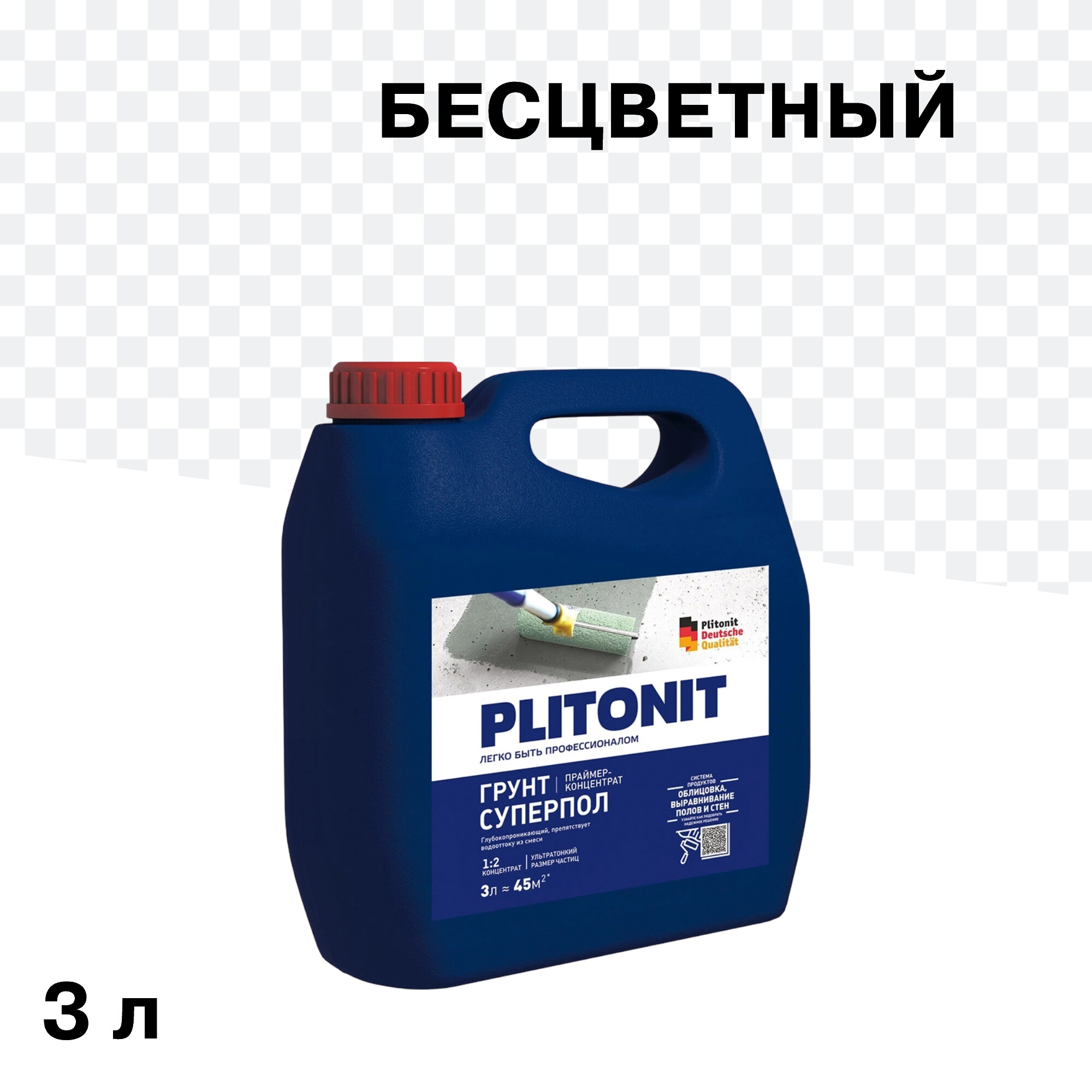 Изображение товара Грунт Plitonit СуперПол Profi 3 л концентрат для полов