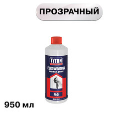 Очиститель для ПВХ Tytan Professional Eurowindow №5 прозрачный 950 мл
